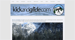 Desktop Screenshot of kickandglide.com