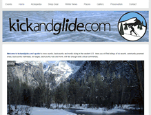 Tablet Screenshot of kickandglide.com